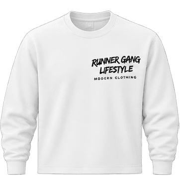White Runner Gang brush long-sleeve concept