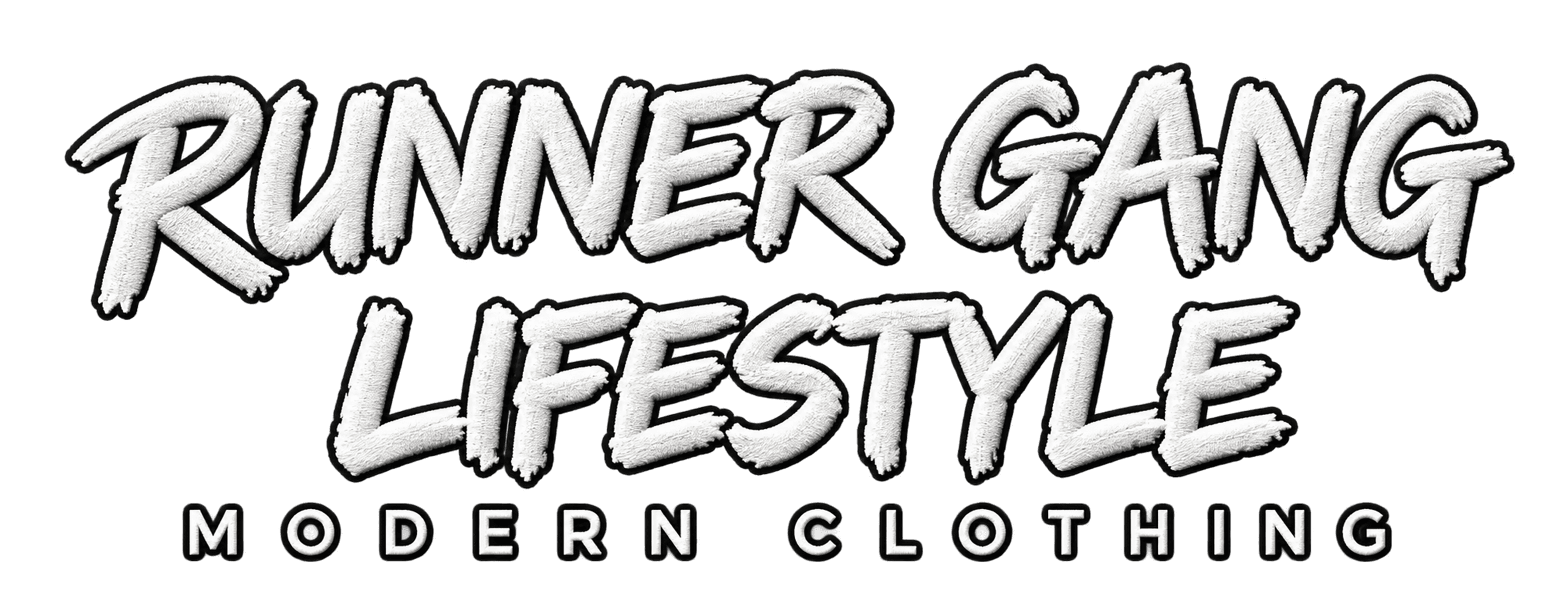 Corrected Runner Gang brush wordmark concept